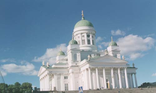 Церковь в центре Хельсинки, Финляндия